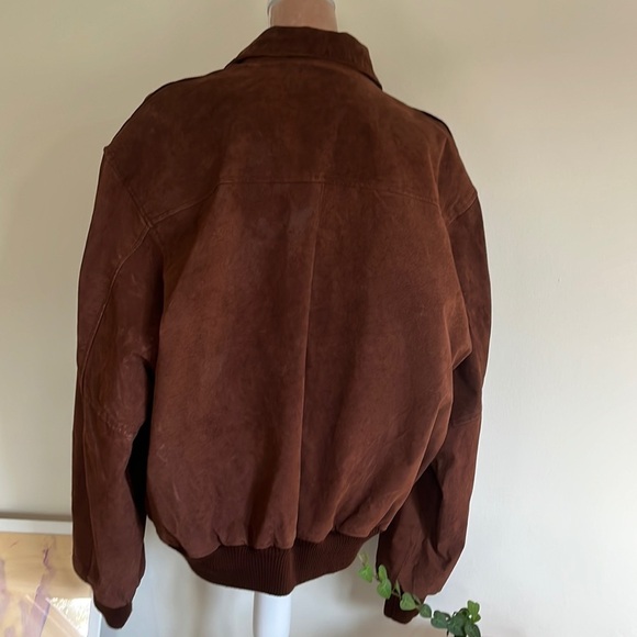 Impeccable Brown Vintage Bomber Sz. L - Picture 4 of 16